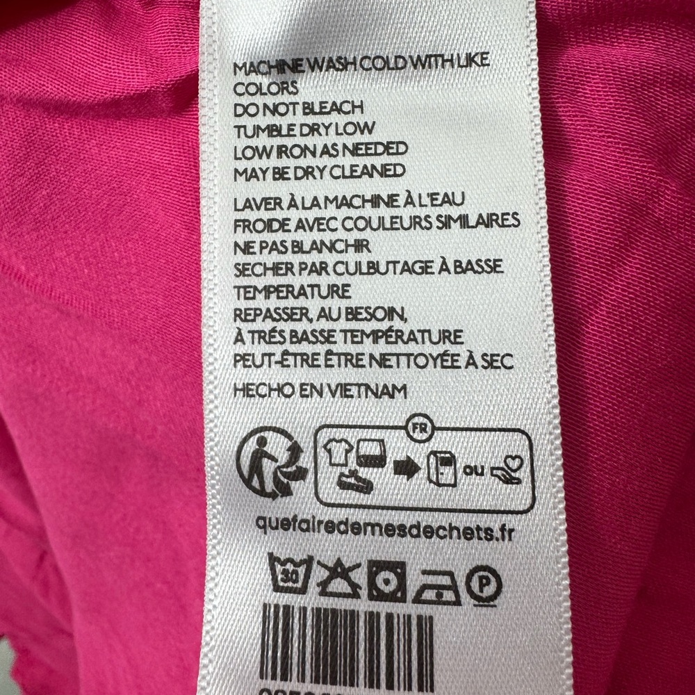 Anthropologie Drop-Waist A-Line Pink Mini Dress Medium NWT - Picture 12 of 12